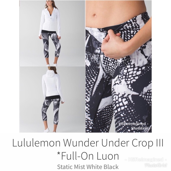 lululemon athletica Pants - Wunder Under Crop III